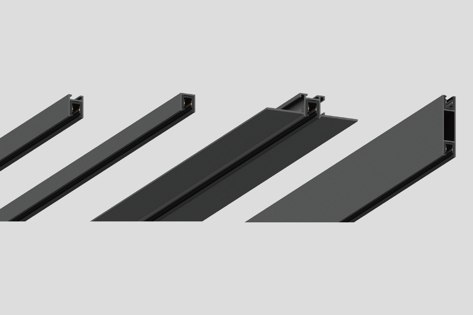 Low Voltage Track System – 5mm wide- Various Inserts