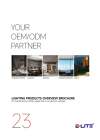 E-LITE LIGHTING Products Overview Brochure