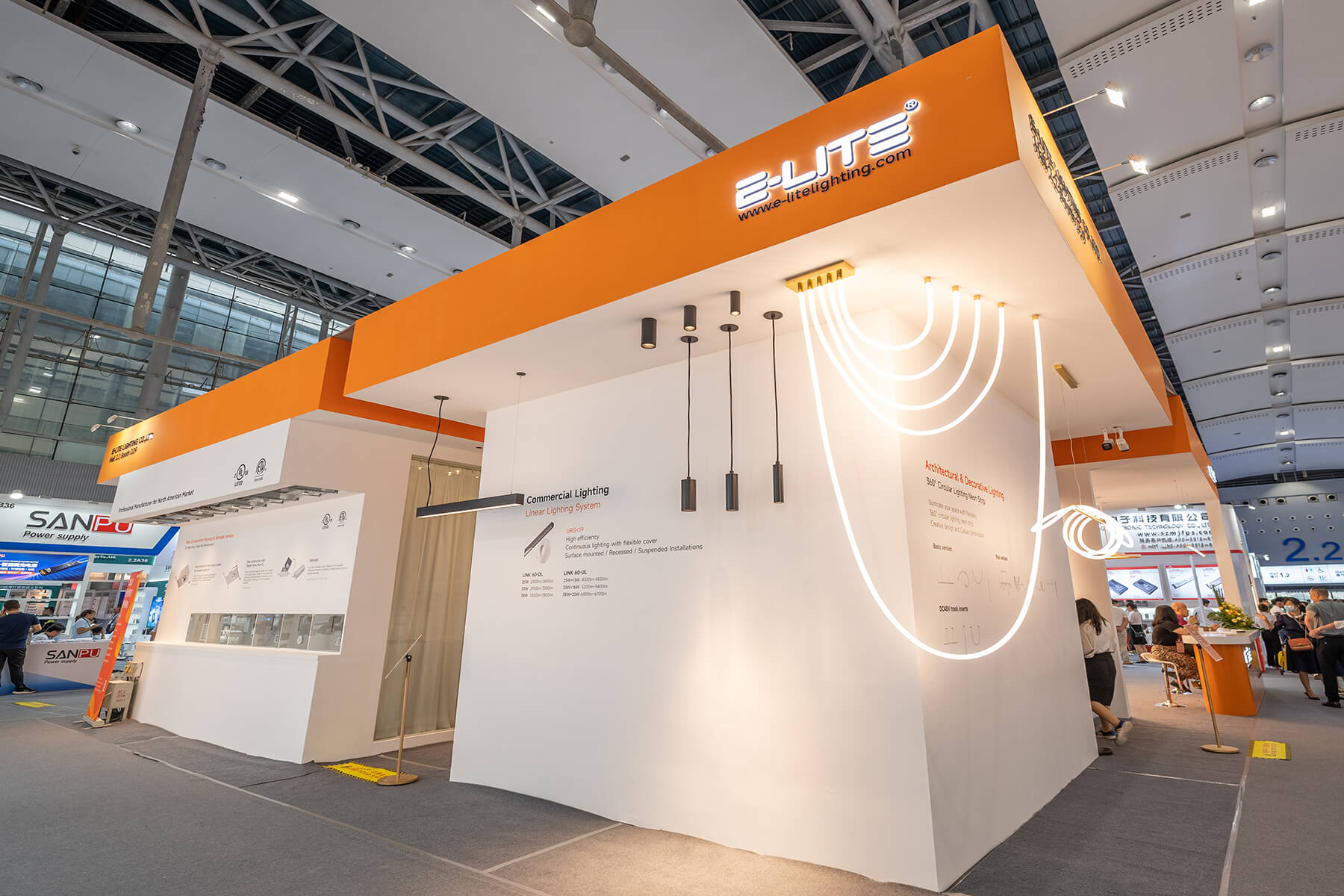 E-Lite Lighting Shines Bright at Guangzhou International Lighting Fair